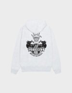 stussy built to last ash heather hoodie