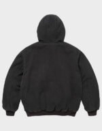 stussy reflective arc black work hoodie