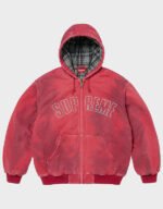stussy reflective arc work hoodie