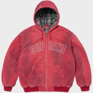 stussy reflective arc work hoodie
